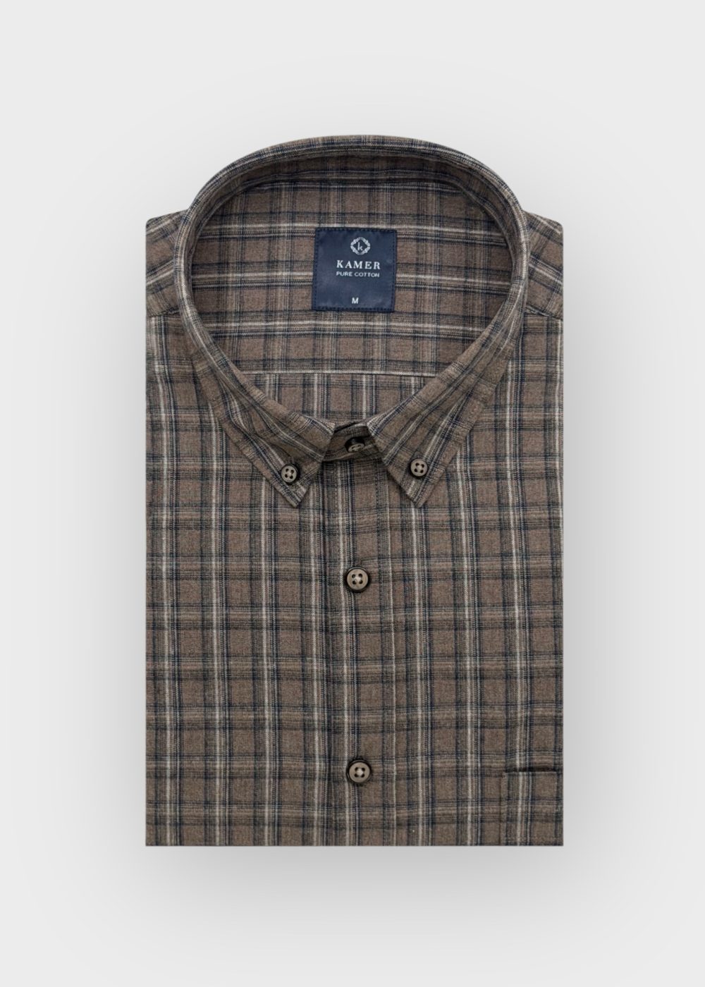 REGULAR FIT KIŞLIK TAM PAMUK GÖMLEK