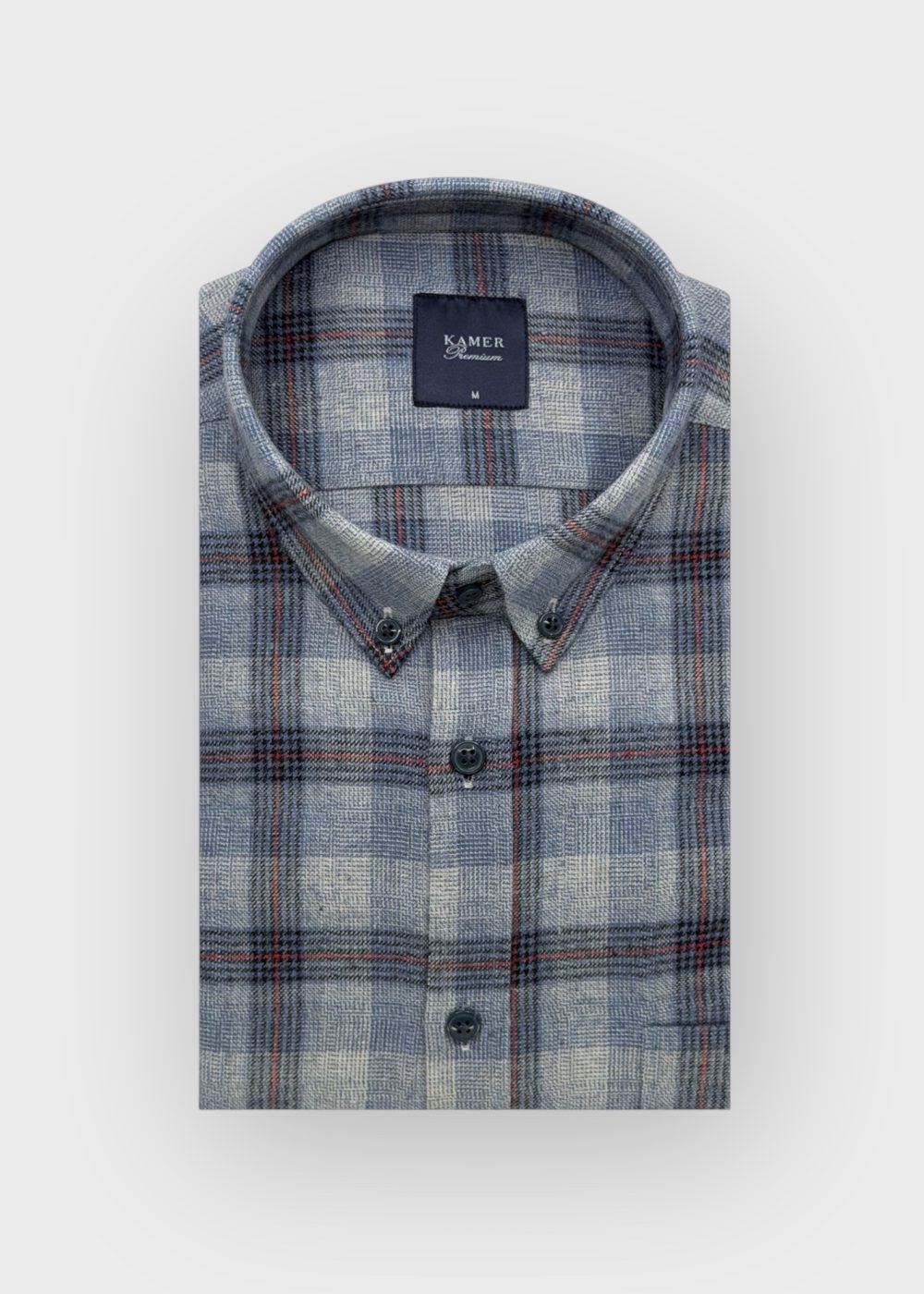 REGULAR FIT KIŞLIK MAVİ GÖMLEK