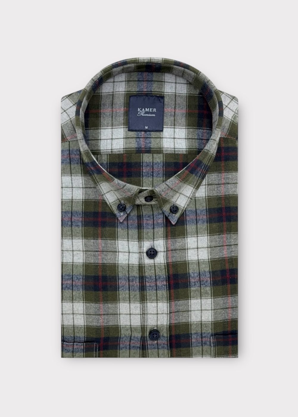 REGULAR FIT KIŞLIK ÇİFT CEPLİ GÖMLEK