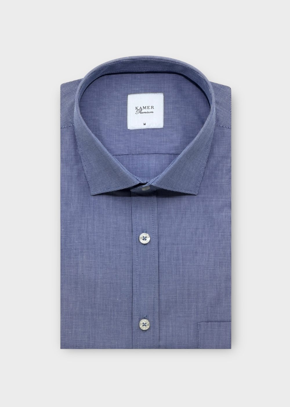 REGULAR FIT OXFORD LACİVERT GÖMLEK