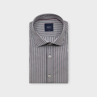 ERKEK SLIM FIT ÇOK RENKLİ ÇİZGİLİ GÖMLEK